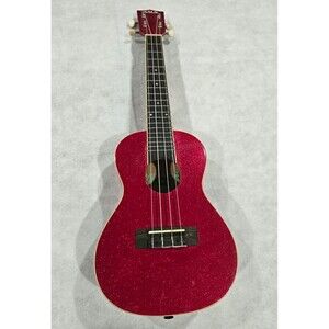 Kala KA-SPRK-RED Soprano Ukulele Red Sparkle Finish 4-String 12-Fret Model 2105
